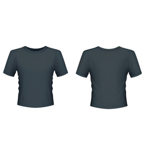 T-shirt en coton respirant, tissu léger à flux d'air, coupe classique, épaules tombantes, doux et confortable, streetwear pour femmes, logo uni - Product Image 3
