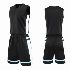 Uniformes de basket-ball personnalisés, maillot d'équipe en mesh respirant, vêtements de sport à séchage rapide avec numéro et lettre du joueur - Product Image 1