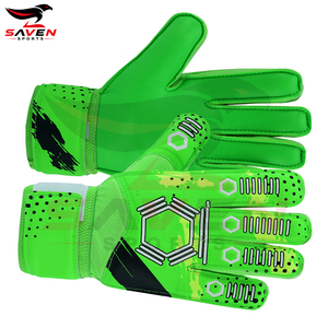 Gants de gardien de but de football antidérapants, protection des doigts, sangle de poignet réglable, gants de sport pour hommes et femmes, entraînement et match - Product Image 5