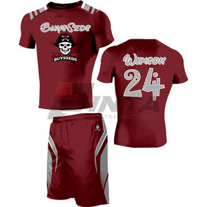 Uniforme de Fútbol Americano de Manga Corta Transpirable con Diseño Personalizado - Ropa de Práctica de Alta Calidad con Opciones Personalizables - Product Image 4