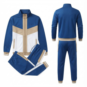 Conjunto Deportivo Hawk Sports para Hombre, Sudadera con Capucha de Forro Polar Delgado de 300g, Pantalón Largo con Botones y Cordón Ajustable - Product Image 3