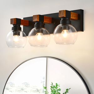 Applique da Bagno Nera con Grado di Protezione IP44, Illuminazione per Soggiorno, Camera da Letto, Corridoio, Controllo a Interruttore, Certificata ETL - Product Image 1