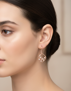Pendientes de Diamantes de Corte Redondo para Mujer, Diamantes Naturales y Cultivados en Laboratorio - Product Image 3