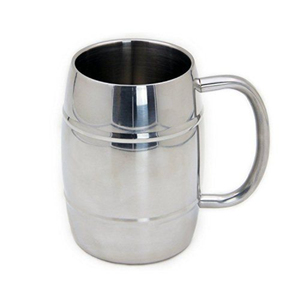 Vente en gros de chopes vintage en acier inoxydable avec motif floral, mugs à bière en métal poli miroir, steins personnalisables avec logo pour bar - Product Image 5
