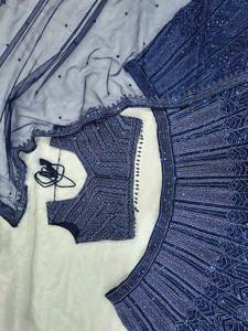 Lehenga Choli Dupatta de Diseño Indio-Pakistaní para Mujer, en Georgette con Lentejuelas, Listo para Usar en Bodas y Fiestas, Estilo Bollywood - Product Image 4