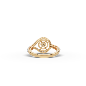 Anillo de Compromiso con Diamante Cultivado en Laboratorio en Forma de Lágrima - Product Image 5