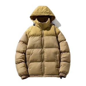 OEM Custom logo High Quality Down Puffer Coat Men's Trend Hooded Thick <b>Jacket</b> Custom Winter Bomber Men's Puffer <b>Jacket</b> - Product Image 4
