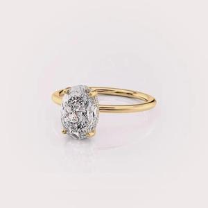 Best Quality Moissanite Engagement <b>Ring</b> for Wedding Jewelry Collection Special Celebration and Gift for Her Available For Sale - Product Image 2