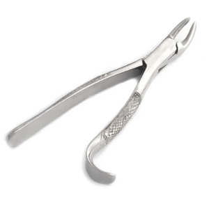 Forceps d'extraction dentaire # 83 Mâchoires dentées manuelles, poignée ergonomique, instrument d'extraction des dents supérieures et inférieures en acier inoxydable - Product Image 1
