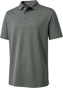 Chemises polo personnalisées avec logo du fabricant, pour hommes, en coton piqué respirant, broderie et impression DTG, tissus de haute qualité. - Product Image 3