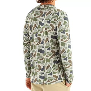 Custom Men's T-<b>shirts</b> 100% <b>Polyester</b> Men Upf 50+ Quick Dry Fishing Hiking <b>Shirt</b> Camo <b>Shirts</b> - Product Image 6