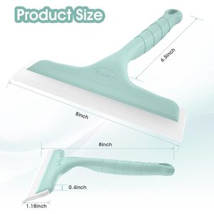 Tergivetro per doccia e finestre, strumento di pulizia in silicone per porte in vetro e bagni domestici - Product Image 5