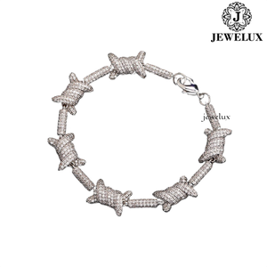 Export Quality <b>Statement</b> <b>Necklace</b> 925 Silver Rhodium Plated Moissanite Animal Link Chain Luxury Party Jewelry Unisex For Export - Product Image 3