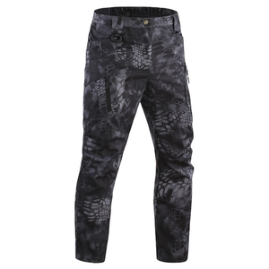 Nouveauté : Pantalon cargo pour homme avec cordon de serrage et taille élastique, poches à rabat, style streetwear, coupe ample, pour la randonnée, les aventures en plein air et le style décontracté - Product Image 2