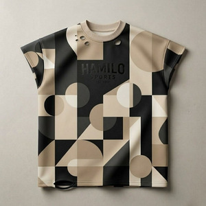 T-shirts de sport pour hommes très demandés avec logo personnalisé en impression numérique, coupe classique, coton, séchage rapide, au meilleur prix - Product Image 5