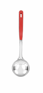 Louche en acier inoxydable de qualité alimentaire 202 rouge Dheer International avec un aspect haut de gamme, vente en gros - Product Image 3