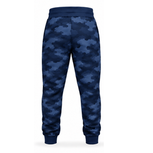 Navy Blue Camo <b>Tracksuit</b> Unisex Full Zip Hoodie Jogger Pants Set Custom <b>Camouflage</b> Sportswear Training Casual Athletic Outfit - Product Image 4