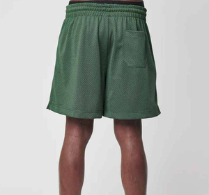 Pantalones Cortos Deportivos Casuales de Malla 100% Algodón con Logotipo Personalizado para Hombre, para Entrenamiento, Baloncesto, Fitness, Jogging, Ropa Deportiva Urbana, Venta al Por Mayor - Product Image 5