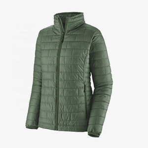 Veste matelassée pour homme à col montant, fermeture éclair intégrale, manches longues, écologique et imperméable – Vente en gros - Product Image 3
