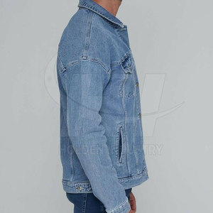 Chaqueta de Mezclilla Moderna Premium, Chaqueta de Mezclilla Informal y Cómoda, Chaqueta de Mezclilla a la Moda para Uso Diario - Product Image 3