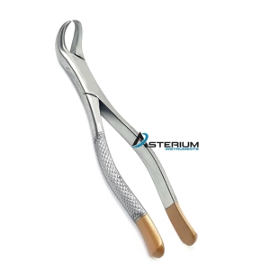 Pinzas Profesionales para Extracción Dental, Estilo Físico, Quirúrgicas Orales Atraumáticas, Instrumento de Acero Inoxidable con Mango Dorado - Product Image 5