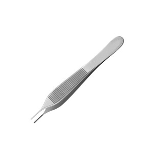 Pinzas de Disección Perry de Acero Inoxidable de Alta Calidad, Curvadas Finas con Mordaza Serrada de 125mm, Pinzas Delicadas para Apósitos y Tejidos - Product Image 4