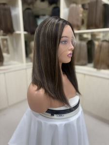 Perruque Lace Front HD en Cheveux Humains Vierges, Sans Colle, Bonnet Transparent Respirant, Aspect Naturel, Taille Petite/Grande, Vente en Gros - Product Image 2