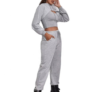 Custom Manufacturer designs solid two piece set hooded jacket <b>pants</b> with Global Supply reach and Factory Direct pricing. - Product Image 1