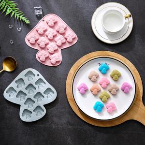 Mushroom Gummy Cake Baking Tools Ice Cube Chocolate <b>Resin</b> Silicone Mold - Product Image 3