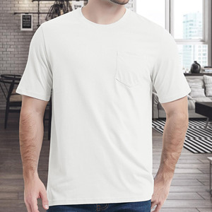 Camisetas de Lujo para Hombre, 100% Algodón, Color Blanco Sólido, con Logotipo Personalizado, Corte Holgado, Hombros Ligeramente Caídos, Tallas Grandes - Product Image 5