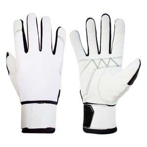 Gants de frappeur de baseball professionnels à manchette longue, personnalisables, en cuir, respirants, légers, durables, de haute qualité - Product Image 1