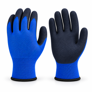 Lightweight Cotton Latex Coated <b>Gloves</b> Soft Fabric Reliable Grip <b>Silicone</b>-free Powder-free for Gardening Assembly Everyday Use - Product Image 5