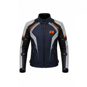 Nouvelle veste de moto imperméable en textile pour motard, avec fermeture éclair sur le devant, vêtement de protection pour la conduite, en vente. - Product Image 1