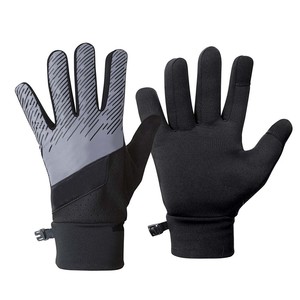 Guantes Deportivos de Invierno Unisex Five-B Antideslizantes con Pantalla Táctil - Diseño de Dedos Completos, Material de Microfibra de Forro Polar para Correr - Product Image 1