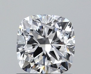 Diamante cultivado en laboratorio de 1.10 quilates, corte cuadrado tipo cojín, D VS1, certificado por IGI, CVD, piedra suelta para anillo de compromiso clásico vintage. - Product Image 1