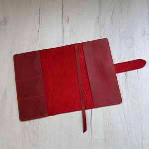 Housse de carnet en cuir véritable élégante et luxueuse, rechargeable, avec protection, support d'écriture vintage pour hommes NBC-0064 - Product Image 4