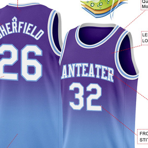 Maillot de basket respirant, coupe confortable, style athlétique, idéal pour l'entraînement, les pratiques et les jeux en extérieur, en promotion. - Product Image 6