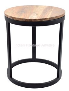 Design moderne Tables d'appoint imbriquées S/2 Meubles d'appoint en bois de haute qualité pour la maison, le bureau ou le salon, la salle à manger - Product Image 5