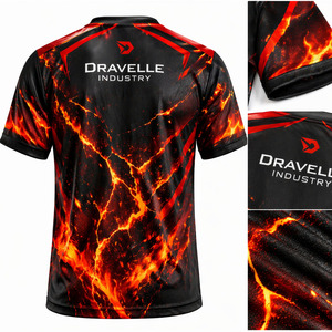 Camiseta Deportiva Personalizada con Impresión por Sublimación, Transpirable, de Malla de Poliéster, para Equipos, Clubes y Marcas, Industria Dravelle - Product Image 2