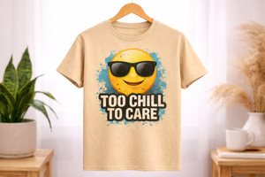 Custom Printed Chill Quote T <b>Shirt</b> <b>Funny</b> Graphic Tee Unisex Cotton Casual Short Sleeve OEM ODM Wholesale Apparel - Product Image 2