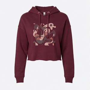 Sudadera con capucha oversize de moda urbana para mujer, con hombros caídos, estampado personalizado en la parte delantera, anti-bolitas y transpirable - Product Image 1