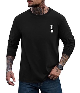 Wholesale Price OEM Service Casual Long Sleeve Neck Shoulder Slope Printed Comfortable Men's Cotton Sweatshirt From Bangladesh - Product Image 1