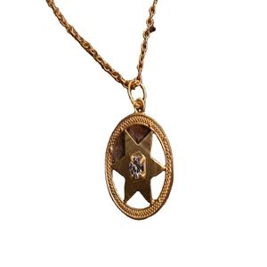 Collier pendentif étoile en argent sterling 925 fait à la main pour femme plaqué or CZ sans nickel certifié sans plomb pendentifs fins breloques - Product Image 3