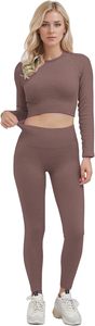 Ensemble de leggings extensibles effet seconde peau et soutien-gorge de sport confortable pour femmes - Product Image 2