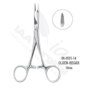 Portaagujas de Acero Inoxidable con Bloqueo - Instrumento Quirúrgico Manual Reutilizable y Ecológico para Uso Hospitalario, Servicio OEM Disponible - Product Image 2