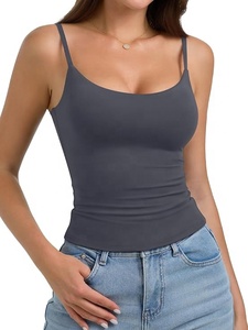 Débardeur plissé uni tie-dye pour femme grande taille Ever Glow de haute qualité, col rond, écologique, respirant, séchage rapide, en polyester - Product Image 5
