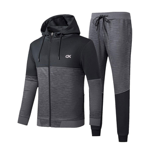 Survêtement de sport personnalisé pour homme, pour la course à pied et l'entraînement hivernal, sweat-shirt uni, vêtements de jogging, ensemble de survêtement personnalisé - Product Image 1