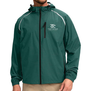 Chaqueta Impermeable de Lona para Hombre, Estilo Urbano, con Capucha, para Lluvia, con Logotipo Personalizado en la Parte Delantera, Mangas Largas, Hecha en Pakistán - Product Image 1