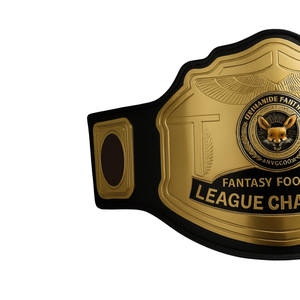 Customized Football League Champion Belt Premium Quality Gold Plated Customizable Sports Championship Title - Product Image 4