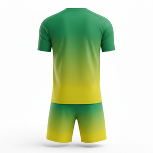 Conjuntos de Uniformes de Fútbol para Hombre Adulto, Material Spandex/Poliéster, Cuello Redondo, Impresión por Transferencia de Calor, Color Liso, Nombre del Equipo Personalizado - Product Image 2